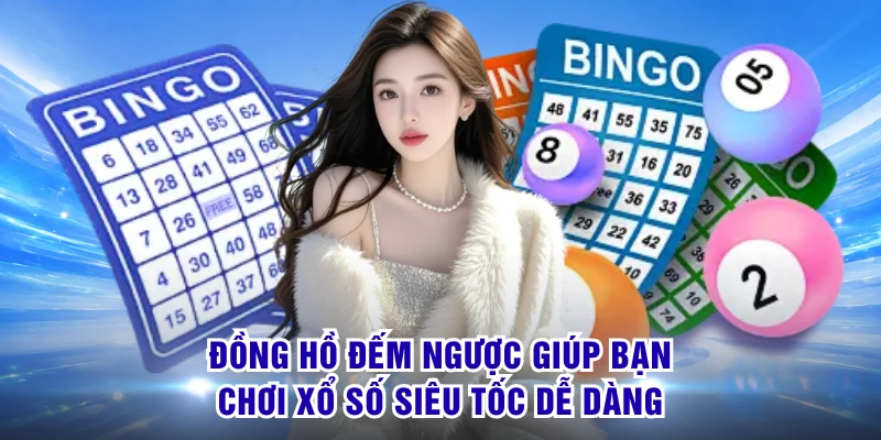 Xổ Số Siêu Tốc - Kỳ Quay Cực Nhanh Đón Thưởng Liên Tục 1 Đồng hồ đếm ngược giúp bạn chơi xổ số siêu tốc dễ dàng